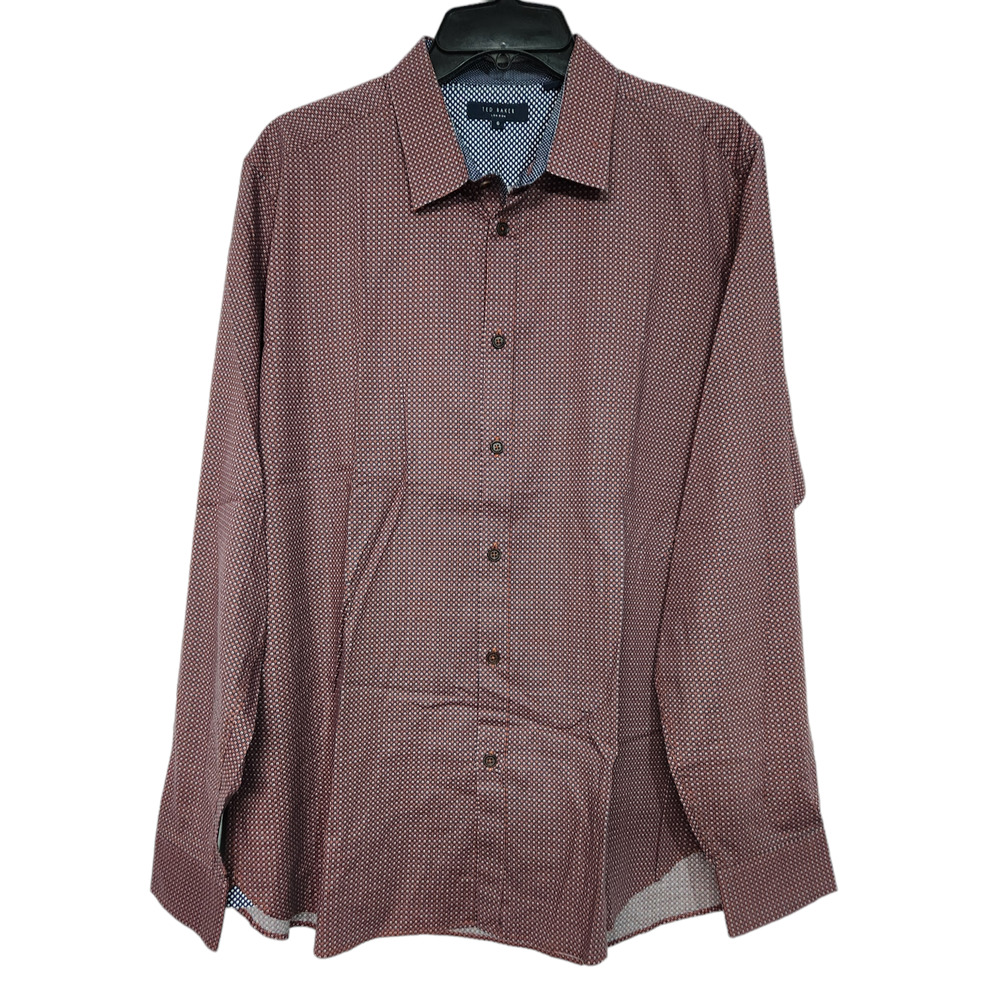 Ted Baker London Printed Button Down Shirt 6